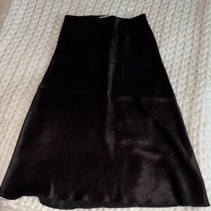 Aritzia Black Midi Skirt